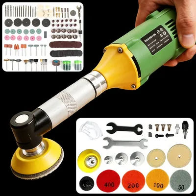 Electric Ceramic Tile Beauty Sewing Tool Electric Angle Grinder 6Speeds 90° Elbow Grout Cleaning Machine Grinder Sander Polisher