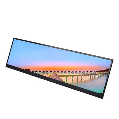 14-inch 4K bar monitor 3840*1100 IPS HD display supports game console/Raspberry PI/PC sub screen advertising Aida 64 display