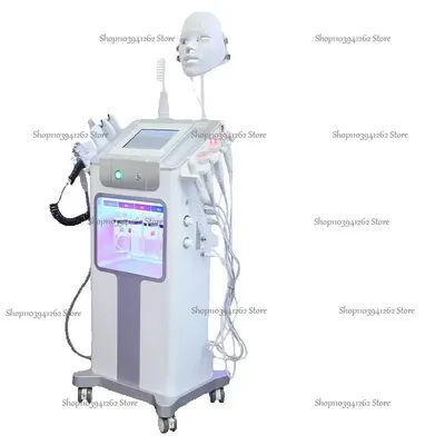 CE Newest 12 In 1 Hydrogen And Oxygen Bubble Machine Skin Purification Hydroxide Dermabrasion Instrument Line Engraved Water Lig