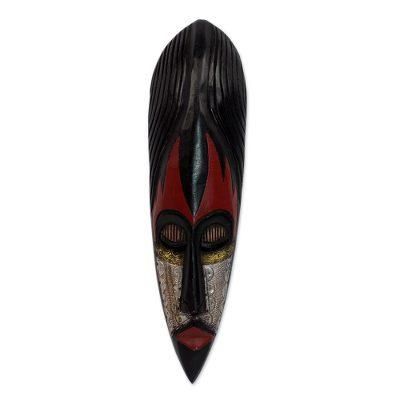 Fulani Maiden,'Nigerian Wood Mask'