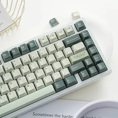 Cherry PBT Keycaps Botanical ISO German Spanish French Korean Russian Keycap Dye Sub 143 Keys For Gaming Mechanical Keyboard