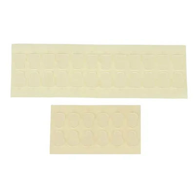 2 PCS Doll Ornament Transparent Adhesive Nano Strong Model Patch Same Sided Viscosity Fixed Tape Double High