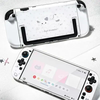 Cartoon Custom Star Ghost Kitten Switch2 Protective Shell Cute Anti-Fall Anime Peripheral Original Design Kitten Ns2 Cover