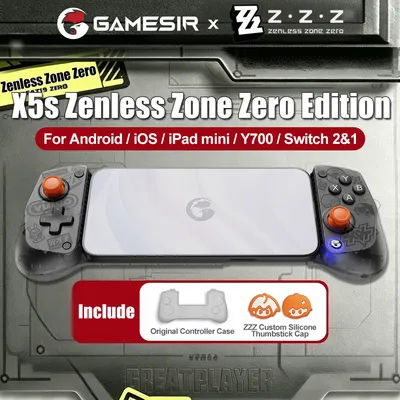 GameSir X5s Zenless Zone Zero Edition Bluetooth Gamepad Android iOS Controles pra PC Switch Wireless Controller para Celular