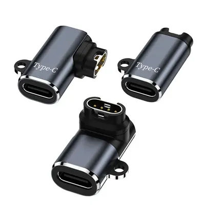 Pour Garmin Fenix 8 7 7S 7X 6S 6 Forerunner 955 965 Quatix USB-C chargeur Smartwatch chargeur adaptateur Garmin câble de charge adaptateur
