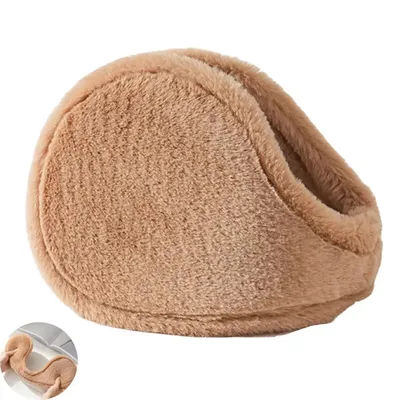 Cache-oreilles d'hiver en peluche épaisse, coupe-vent, résistant au froid, Protection des oreilles en plein air, pour le travail en plein air