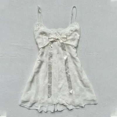 Y2k été nouveau solide fronde hauts Kawaii dentelle nœud conception gilet décontracté années 90 esthétique culture hauts femmes rose débardeur mode Punk haut