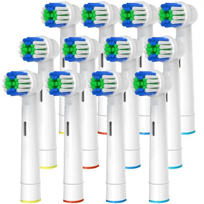 Compatible avec les têtes de brosse de rechange pour brosse à dents électrique Oral B, recharges professionnelles pour les séries Pro et D