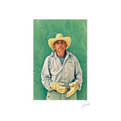 Tequila Man,'Tequila Worker Color Photograph Limited Edition'