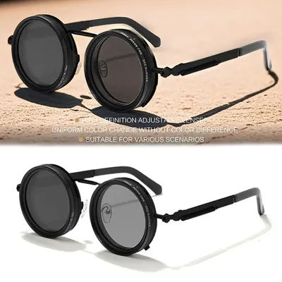 Nouvelles lunettes de soleil de pêche ND2-400 à gradation réglable avec filtre ND UV400, 9 niveaux, pour l'extérieur