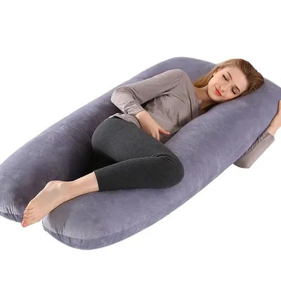 Multifunctional Pregnant Pillow for Women Nursing Pillow 130*70cm BreastfeedingBelly Waist Leg Full Body U-Shaped Cushion