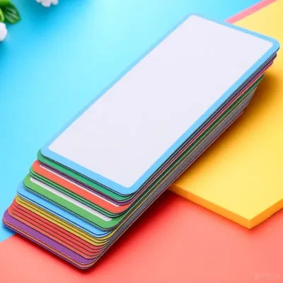 24Pcs Magnetic Dry Erase Name Tags Reusable Blank Labels for Whiteboard Refrigerator Cabinet Metal Surfaces Classroom Office
