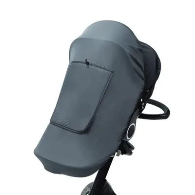 Infant Pram Sun Canopy Baby Strollers Sun Shade Cover Breathable Pushchair Canopy Awning Strollers Accessory