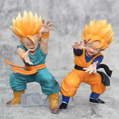 15cm Dragon Ball Figure Son Gohan Trunks Action Figures Anime Collection PVC Statue Model Ornaments Collection Doll Toys Gifts