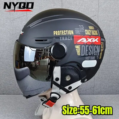 Extra Large Electric Vehicle Helmet Painted Special Bike Helmet Ear Protection Summer Half Helmet Large Head Circumference