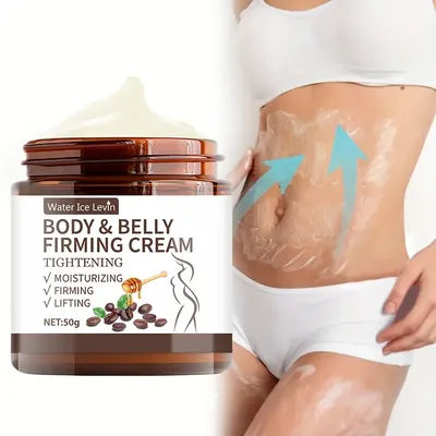 Abdominal Control Firming Cream - 60g, Deep Moisturizing and Hydrating with Plant Extracts, Alcohol-Free, Suitable for All Skin Types, Fragrance-Free, Enhances Skin Elasticity