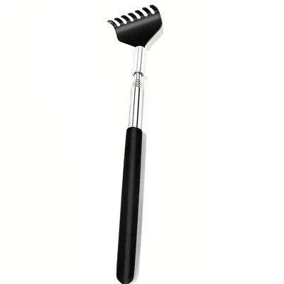 7-Rake Telescopic Back Scratcher & Exerciser – Stainless Steel Extendable Tool, Portable Massage Gift for Men/Women, Birthday