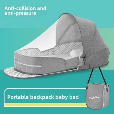 Children Bed Portable Foldable Baby Bassinet Co Sleeper Crib Newborn Travel Bed Mosquito Net Multifunctional Furniture Home