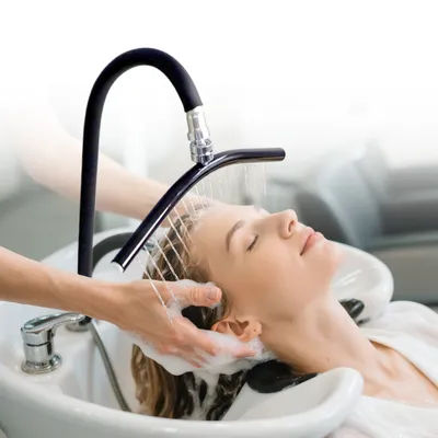 Salon Head Spa Waterfall Frame 360 Degree Adjustable Water Circulation for Shampoo Chair Bowl Washing Accessories