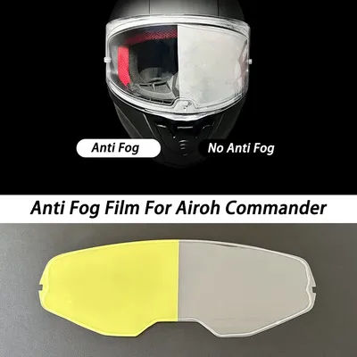 Anti Fog Film Fit For Airoh Commander 2 Visor Protector Antivaho Helmet Accessories Film Antibruma Clear Vision
