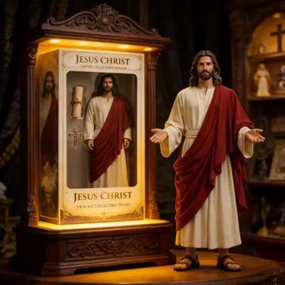 Jesus Christ Collector’s Edition Scale Figure Jesus Loves You Figures Sacred Heart Jesus Statue 1/6 Scale Figure Christian Decor