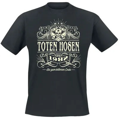 T-shirt décontracté Alte Schule _ Die Toten Hosen pour hommes et femmes, haut de gamme de la marque de luxe