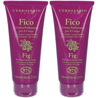 L' Erbolario Crema Corpo Profumata al Fico 2x100 ml