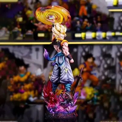 Jt Studio Clouds Rising Gogeta Dragon Ballz Infinite Ssj3 18.5inch/47cm Can Be Head Swap Be Move Pvc Favorite Battle Figure Toys