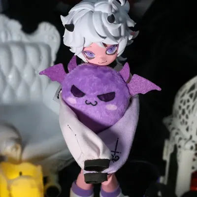 Pre Sale 30 days Genuine 1/8 Bjd Devil'S Horns Movable Doll Cute Blind Box Caixa Caja Dolls Mystery Box Gift Desktop Ornament