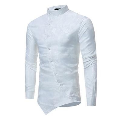 Vintage Medievale Rinascimento Blusa / Camicia Principe Jacquard Jacquard Costume Per uomo Halloween Carnevale Mascherata Evento / Festa Carnevale di Venezia Adulti Camicia