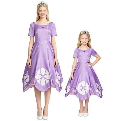 Fiaba Principessa Sofia Costume originale Film Cosplay for Ragazze Bambini Adulti Halloween Carnevale Settimana del libro Performance Con il fumetto Anime Expo