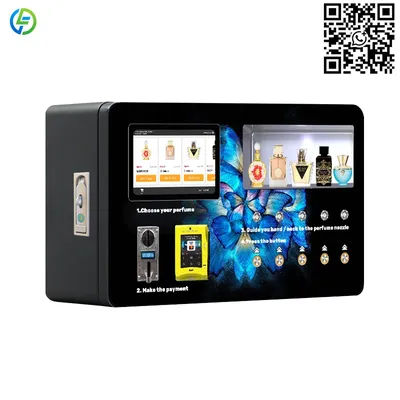 Customized Freestanding Coin Small 10 Retail Payment Vending-machine New Cash Self-service Perfume Spray Cologne Vending Machine