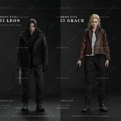 Pre-sale X-STUDIO Resident Evil 9-003 Leon Grace 1/6 Movable Doll Boutique Ornaments Collection Gift