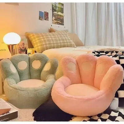 Cat claw seat cushion on the ground lazy sofa tatami futon bedroom household bay window bedside carpet office sedentary