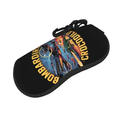 Étuis de protection pour lunettes personnalisés, motif anime italien tendance, étui mignon pour lunettes de soleil, pochette classique pour lunettes