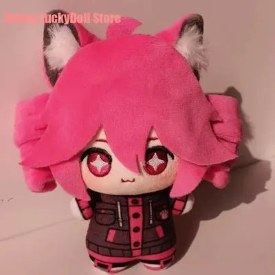 10CM Anime Kasane Teto Cosplay Cotton Doll Plush Stuffed Body Plushies Puppet Pendant Keychain Mascot Christmas Gift