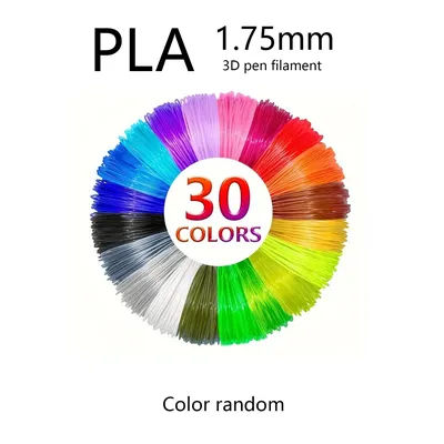 30 Colors 1 75mm PLA 3D Pen Filament Solid Graffiti 5m Each Color Total 492 Ft 150m Random Color 3D Printing Pen Refills
