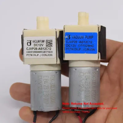 CONJOIN CJVP28 28mm Small Vacuum Pump -400mmHg DC 12V Micro 370 Motor Self priming Suction Water Pump for Robot cleaner