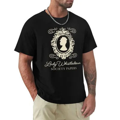 T-shirt Lady Whistledown, haut à manches courtes pour usage quotidien décontracté