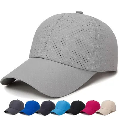 Casquettes de baseball d'été pour femmes et hommes, respirantes en maille, style snapback, casquette de mode décontractée, chapeau de soleil type trucker