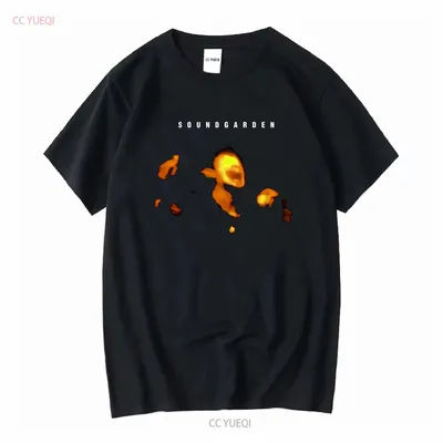 Soundgarden Superunkown années 90 T-shirt vert NH4898 vintage délavé unisexe doux étiré polyvalent vêtements de créateur graphique