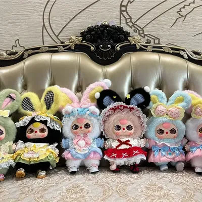 New Baby Three Lolita Dreamland 400 Scale Vinyl Doll Blind Box Series With Exquisite Clothes Collectible Art Toy Doll Collectors