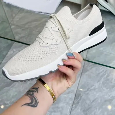Chaussures de sport tricotées de haute qualité pour hommes, respirantes, pour les loisirs en plein air, style classique quatre saisons