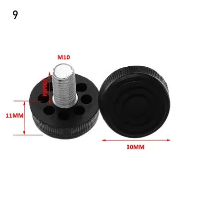 10Pcs Anti-slip Base Table Chair Leg Pad Floor Protector Leveling Feet Furniture Feet Chair Feet Level Furniture Adjustable Bolt