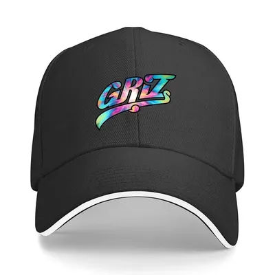 Casquette de baseball avec logo GRiZ, imprimé arc-en-ciel, style tie-dye, chapeau de luxe pour homme, chapeau de plage, chapeau de soleil pour hommes et femmes