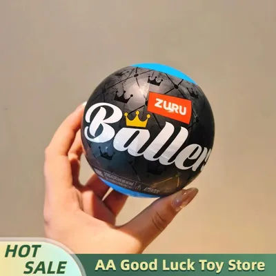Hot Toy Zuru Surprise Ballers Blind Box Capsule Collectible Toy Set Football Mini Figure Blind Ball Kids Collectible Decoration