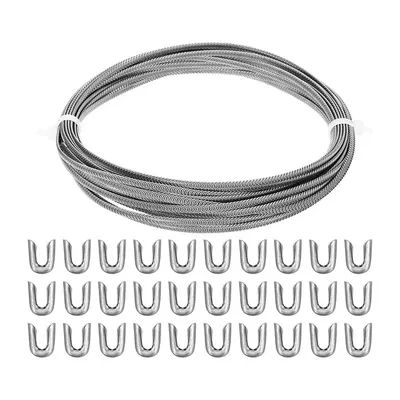 Spiral Flat Metal For Corset Boning 304 Stainless Steel Boning, 30 Steel Boning Tips For Corset Lacing Costume Hoop