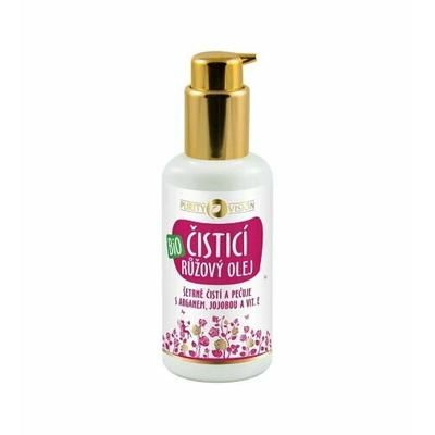 Olio detergente alla rosa bio di Purity Vision con argan, jojoba e vit
