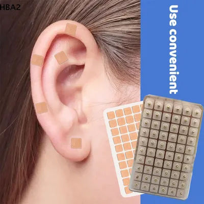 600 pièces de patchs magnétiques pour acupression auriculaire, thérapie de massage des oreilles et points d'acupuncture