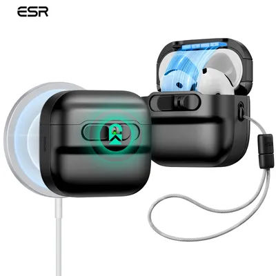 Coque ESR pour AirPods Pro/Pro 2/Pro 3 (2019-2025) – Coque de protection intégrale contre les chutes, housse pour écouteurs AirPods 5/4 Gen (2026/2024)